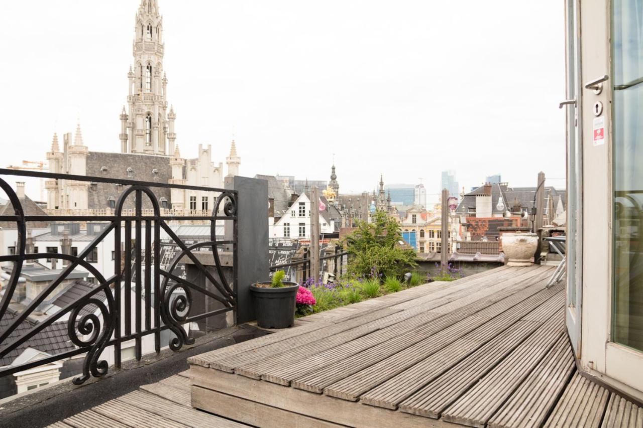 Duplex Dernier Etage Avec Terasse A Deux Pas De La Grand Place 布鲁塞尔 外观 照片